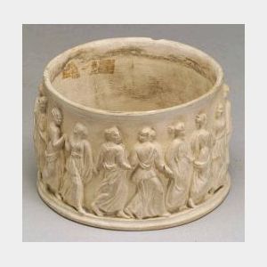 Greco-Roman-Style Pottery Wine Coaster