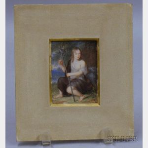 Unframed Classical Image on Ivory