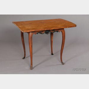 Continental Fruitwood Marquetry-inlaid Center Table