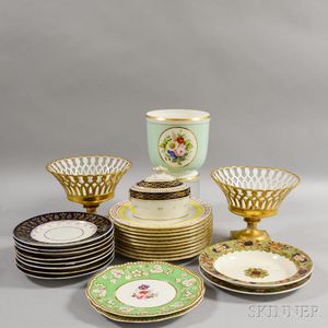 Twenty-six Pieces of Assorted Porcelain Tableware