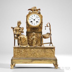 "Earl of Bordeaux" Gilt Shelf Clock