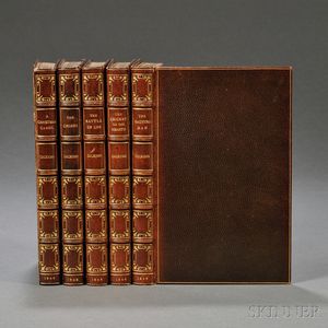 Dickens, Charles (1812-1870) Christmas Tales, Five Volumes.