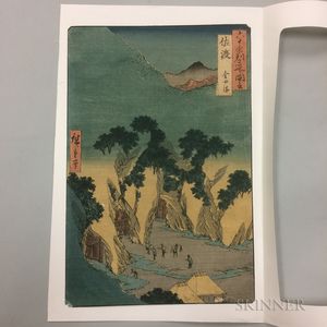 Utagawa Hiroshige (1797-1858),The Goldmines, Sado Province