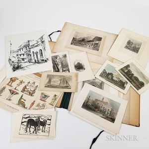 Group of 19th and 20th Century Engravings and Prints