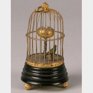 Miniature Musical Birdcage