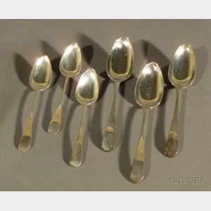 Twenty-four Scottish George III Silver Spoons