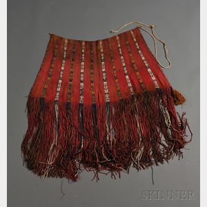 Large Chancay Multicolored Fringed Carrying Bag