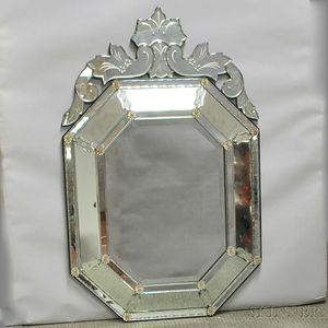 Venetian Beveled Glass Mirror