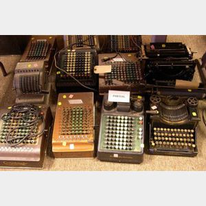 Vintage Calculators and Comptometers.