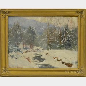 John Newton Howitt (American, 1885-1958) Winter Landscape