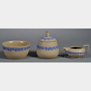 Three Wedgwood Drabware Tea Wares