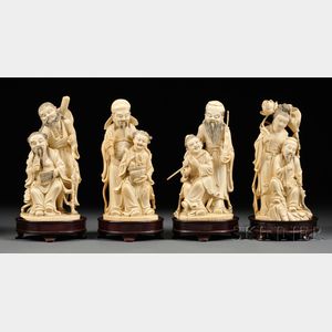 Four Ivory Carvings