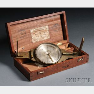 Fry & Shaw Brass Surveyor's Compass