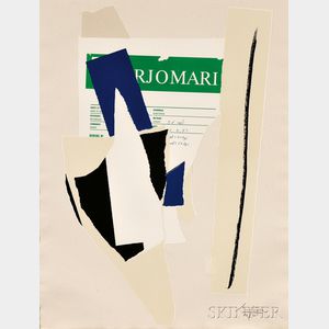 Robert Motherwell (American, 1915-1991) America - La France Variations IX