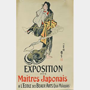 "Exposition des Maitres Japonais" Art Exhibition Poster
