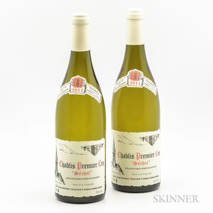 Vincent Dauvissat (Rene & Vincent) Chablis Sechet 2011, 2 bottles