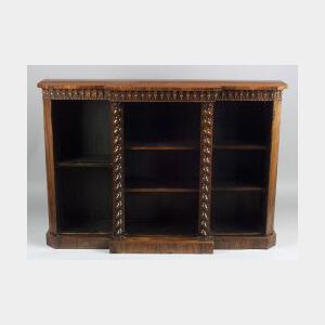 William IV Rosewood Low Bookcase