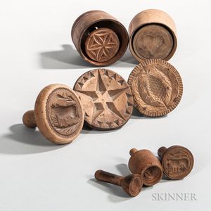 Eight Butter Stamps