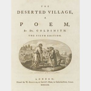 Goldsmith, Oliver (1728-1774),Two Titles