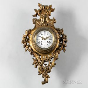 Louis XV-style Cartel Clock