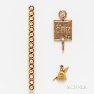 Three 14kt Gold Jewelry Items
