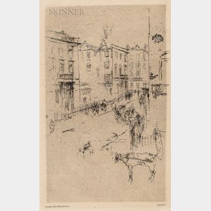 James Abbott McNeill Whistler (American, 1834-1903) Alderney Street