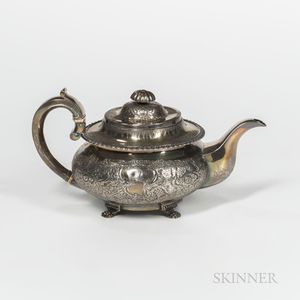 William IV Irish Sterling Silver Teapot