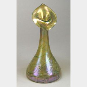 Large Loetz Jack-in-the-Pulpit Vase