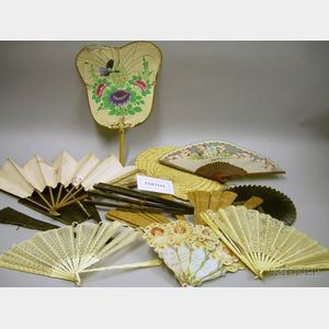 Large Group of Assorted Lady's Hand Fans