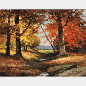 Robert E. Wood (American, 1919-1980) Autumn Splendor