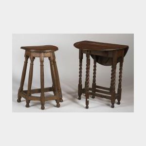 Two English Provincial Oak Tables