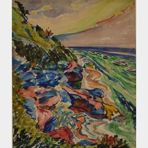 Frank Carson (American, 1881-1968) Bermuda Seascape.