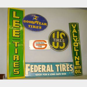 Six Auto Related Signs