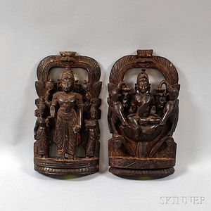 Two Indian Wood Carvings
