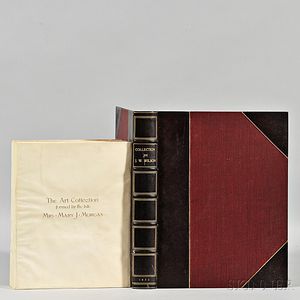 Fine Art Auction Catalogs, 19th Century, Two Volumes.