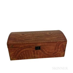Grain-painted Pine Dome-top Box
