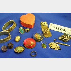 Collection of Victorian and Estate Costume Jewelry.
