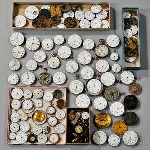 Large Group of Continental Watch Movements