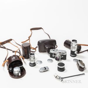 Leica M3 Body and Four Lenses