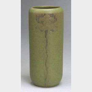 Marblehead Pottery Three-Color Vase