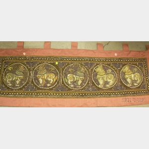Indian Tapestry Fragment Valance