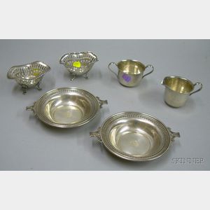 Six Sterling Tablewares