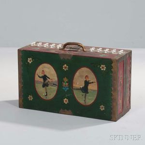 Polychrome Decorated Carrying Case