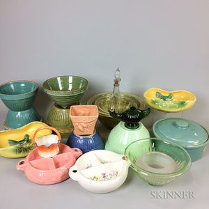 Twenty Ceramic and Glass Kitchen Items. 