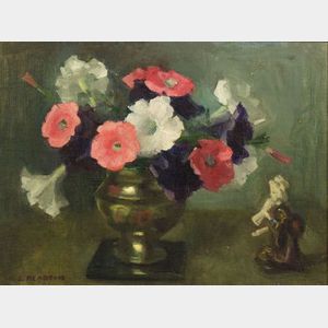 Marguerite Stuber Pearson (American, 1898-1978) Still Life with Petunias