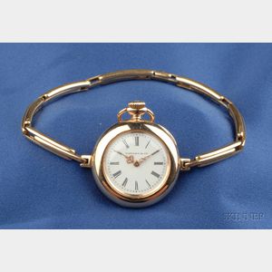 Edwardian Lady's 18kt Gold Wristwatch, Tiffany & Co.