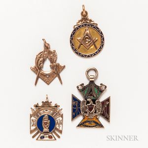 Group of Masonic Pins