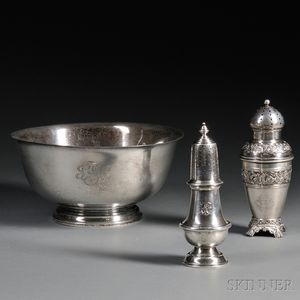 Three Assorted Silver Pieces