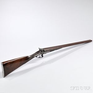 James Purdey 12 Gauge Hammer Shotgun with First Patent Thumb Lever