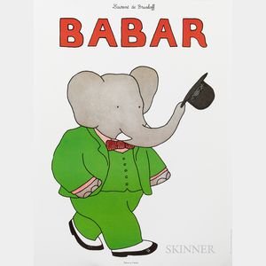 Two Large Babar Posters